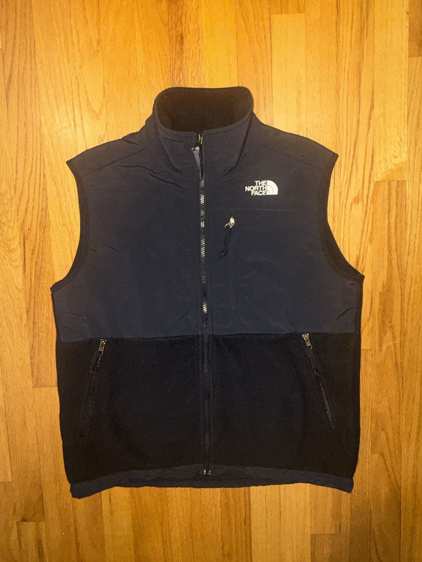 The North Face Denali Fleece Vest Women’s Size Medium Black Full Zip Clean 2
