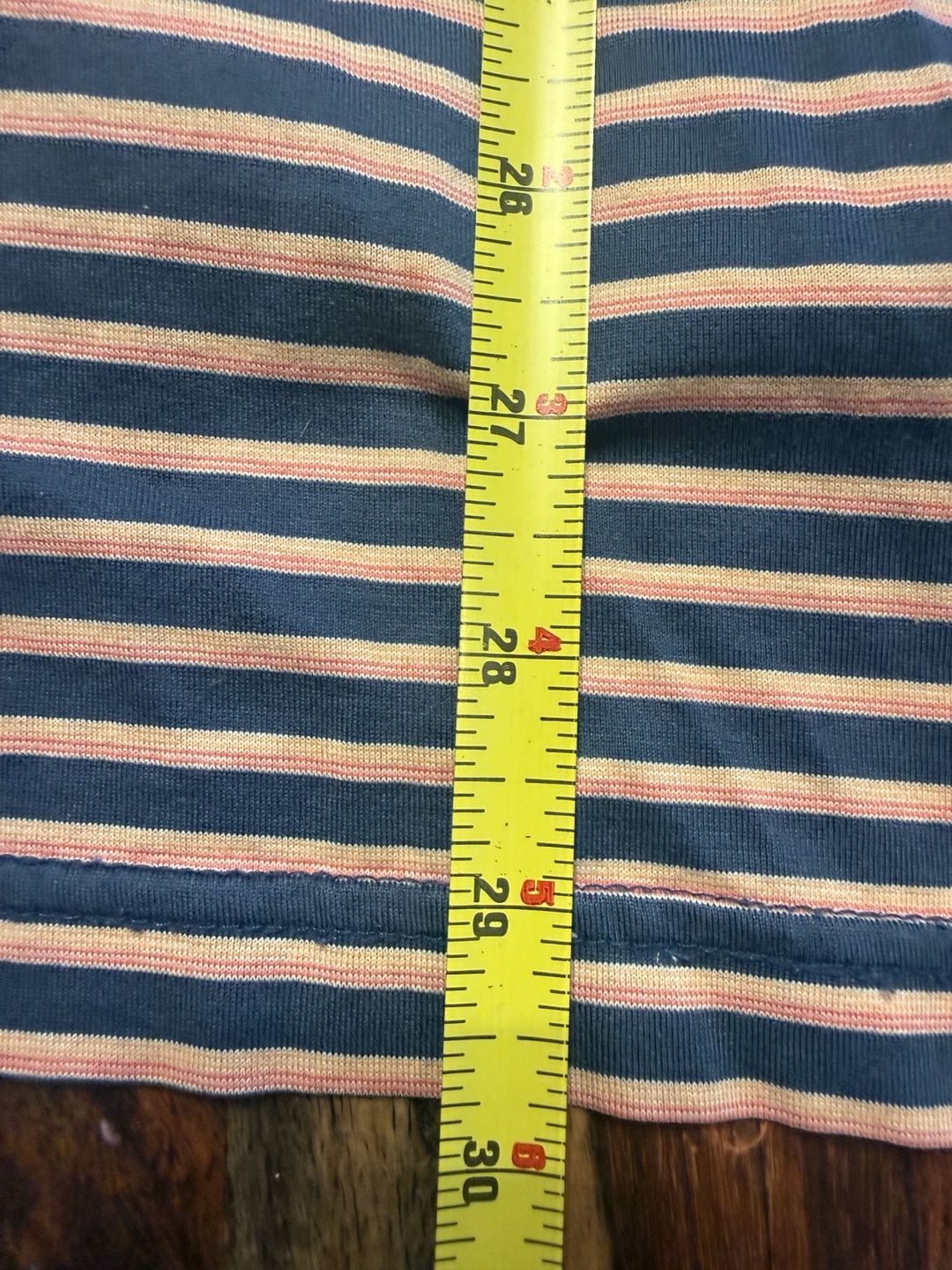 Peter Millar Striped Polo Shirt Size L Blue Pink 9