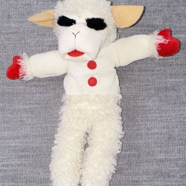 Aurora Shari Lewis Lamb Chop Hand Puppet Plush Toy