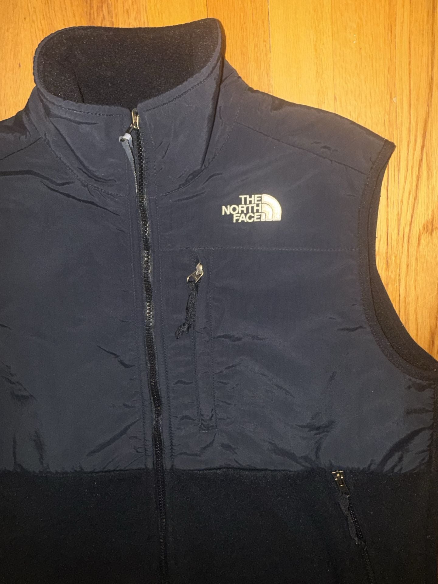 The North Face Denali Fleece Vest Women’s Size Medium Black Full Zip Clean 3
