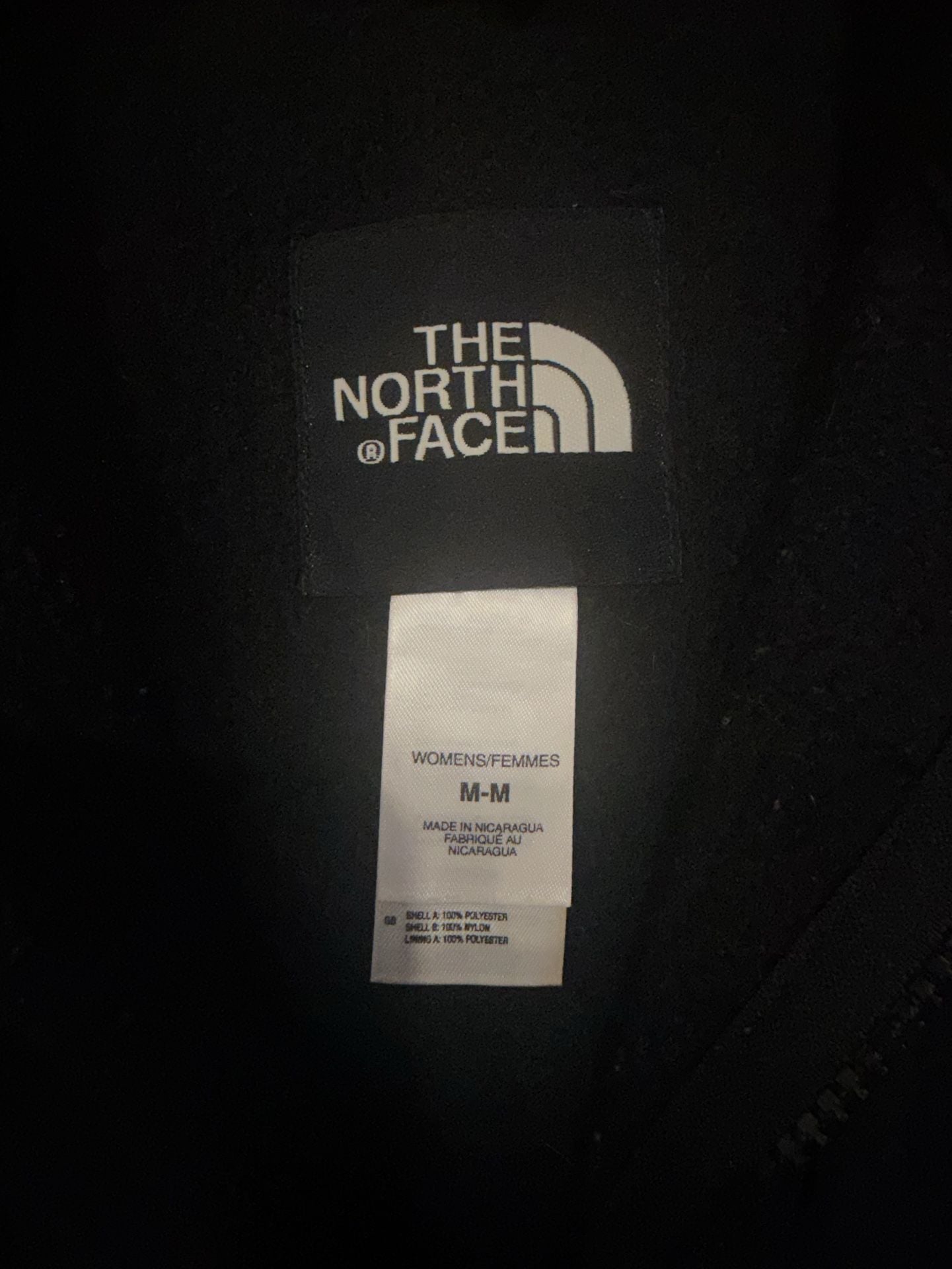 The North Face Denali Fleece Vest Women’s Size Medium Black Full Zip Clean 4