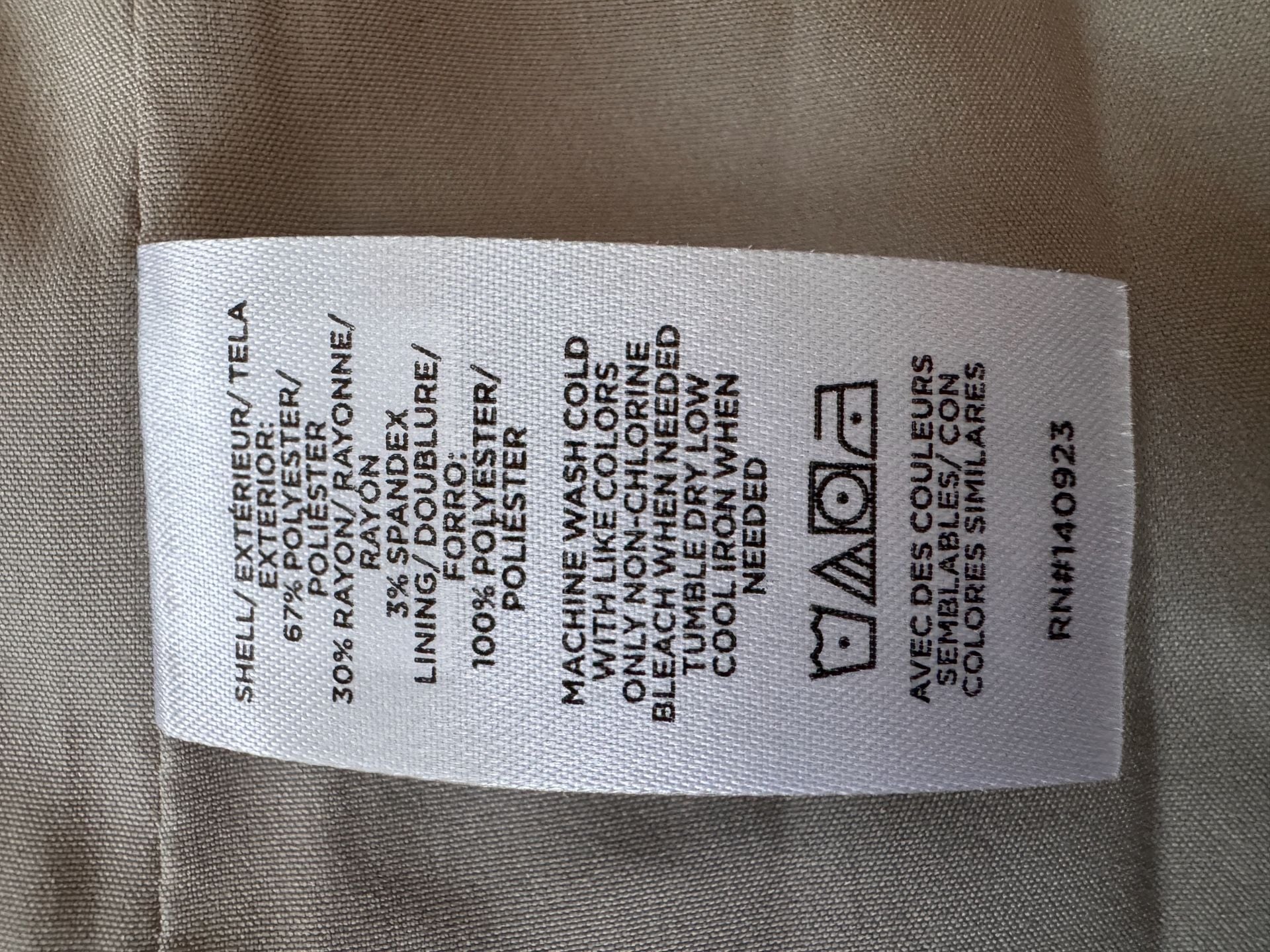 LOFT Versa Plaid Seasonless Stretch Trench Coat Size S Grey 8