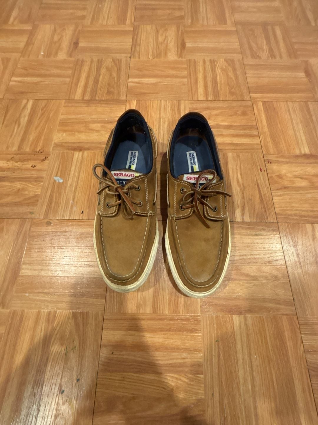 Sebago Docksides Boat Shoes Brown Leather 2