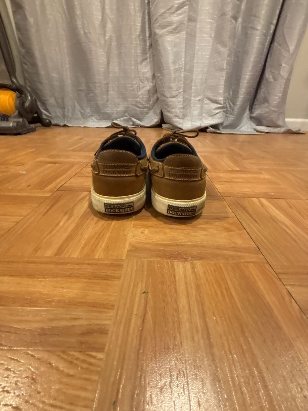 Sebago Docksides Boat Shoes Brown Leather 5