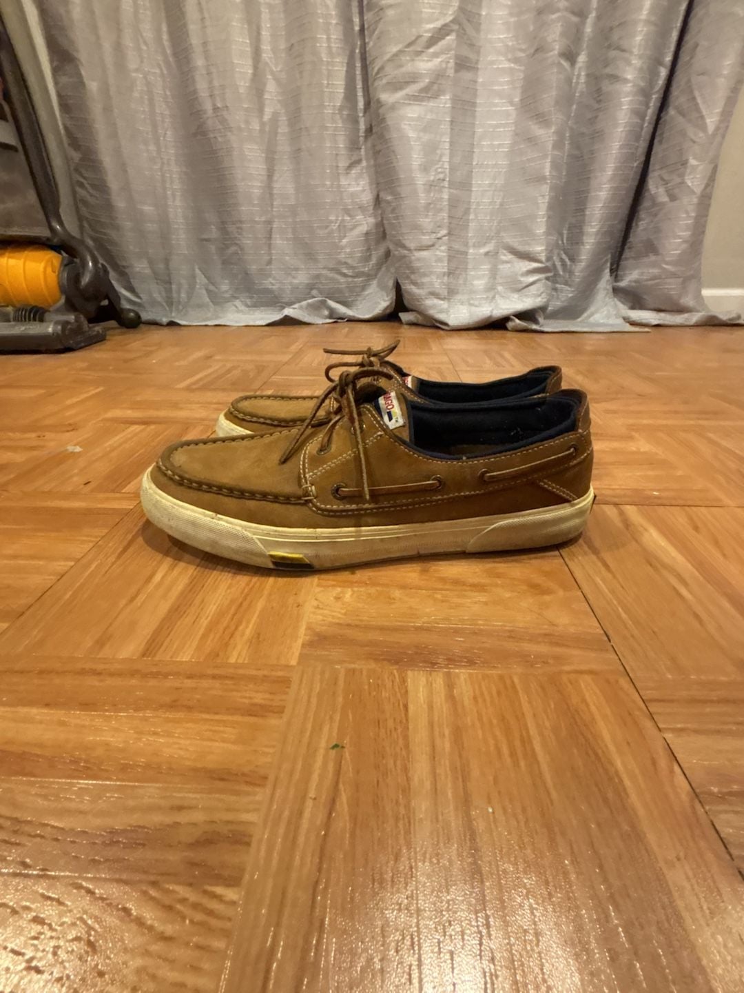 Sebago Docksides Boat Shoes Brown Leather 6