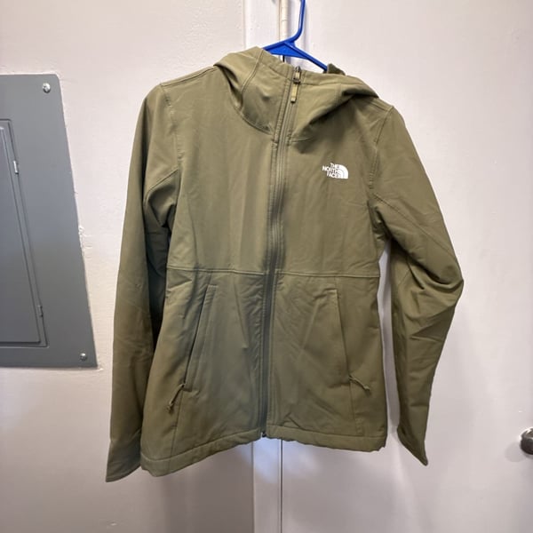 The North Face Shelbe Raschel Hooded Jacket Size S Olive Green