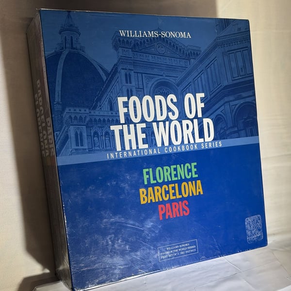 Williams-Sonoma Foods of the World Florence Barcelona Paris Cookbook Set