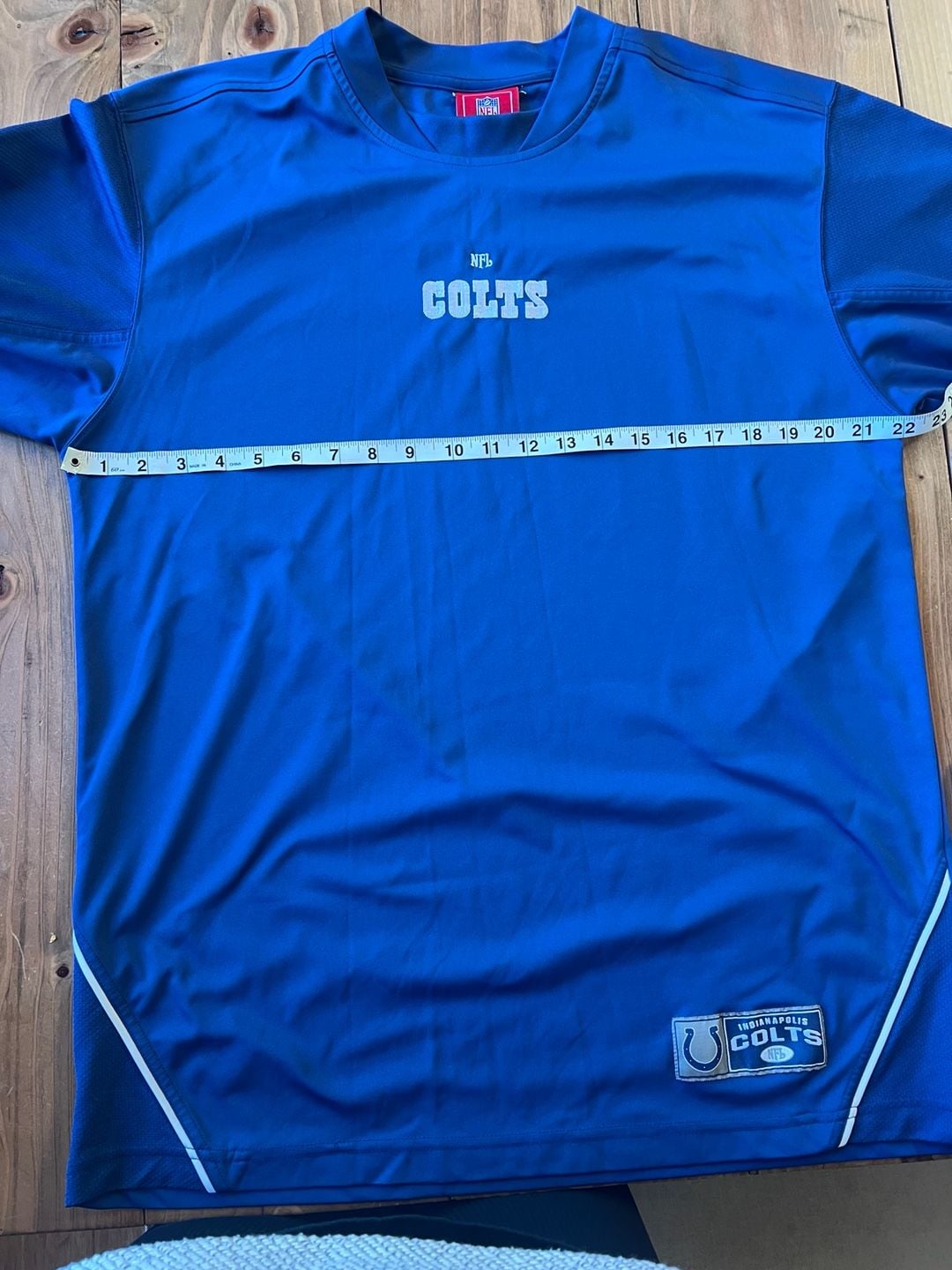 NFL Indianapolis Colts Long Sleeve Shirt Blue XL* 8