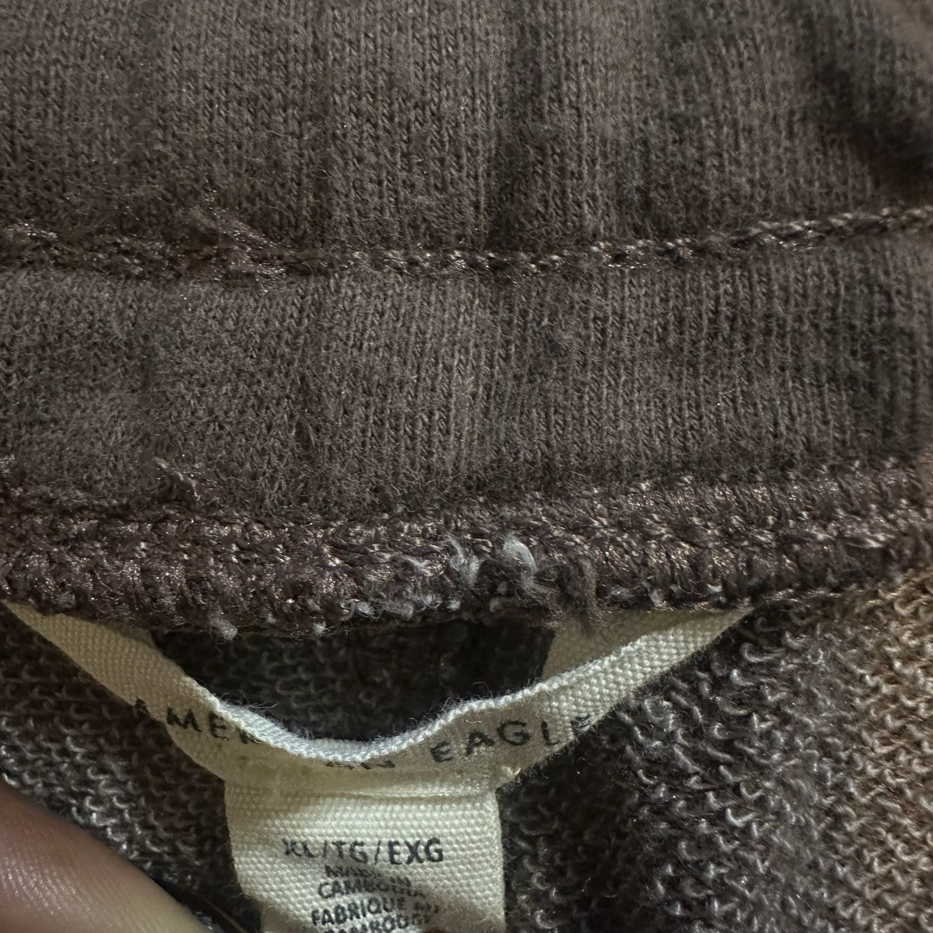 American Eagle Sweatpants Size XL Brown Cargo Joggers 2