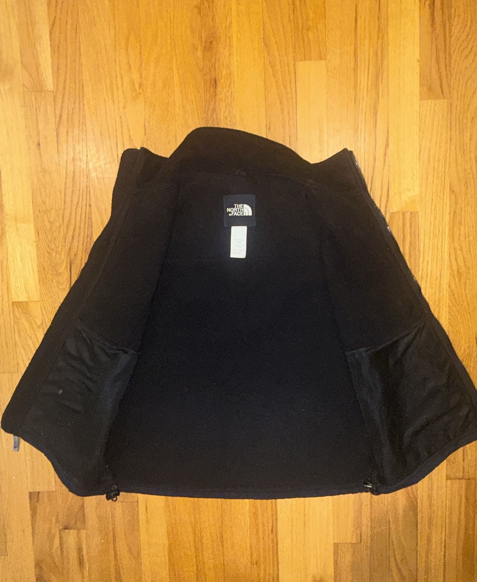 The North Face Denali Fleece Vest Women’s Size Medium Black Full Zip Clean 8