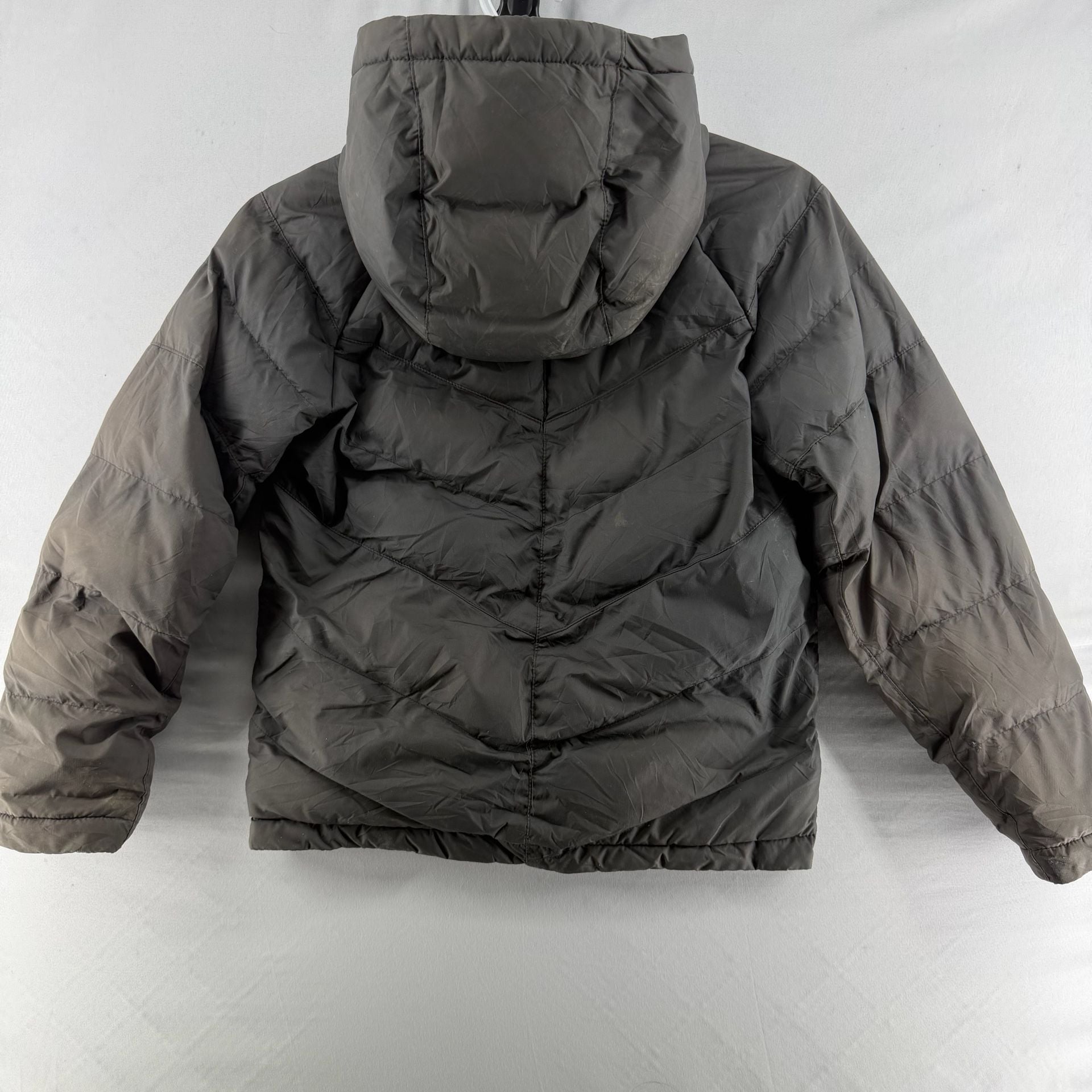 1647 YS Nike Puffer Jacket Black Hooded Winter Coat 3