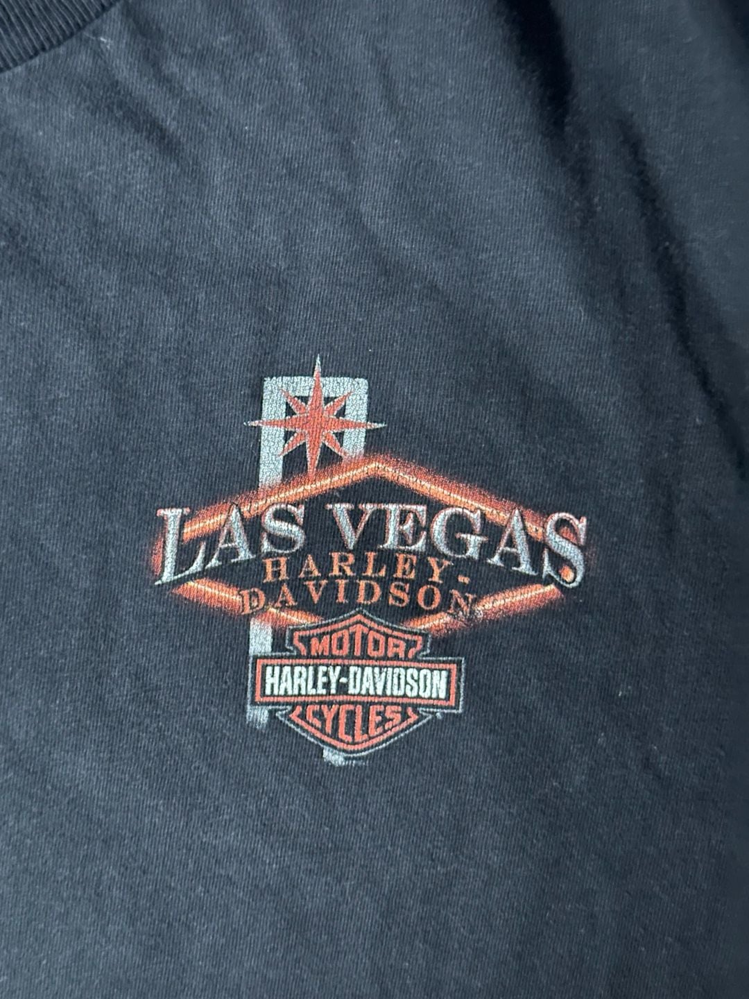 Harley-Davidson Las Vegas T-Shirt Size XL Black Graphic Tee 3
