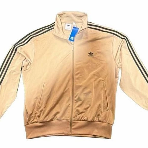 Adidas Firebird TT Track Men Jacket Size XL Cardboard Brown
