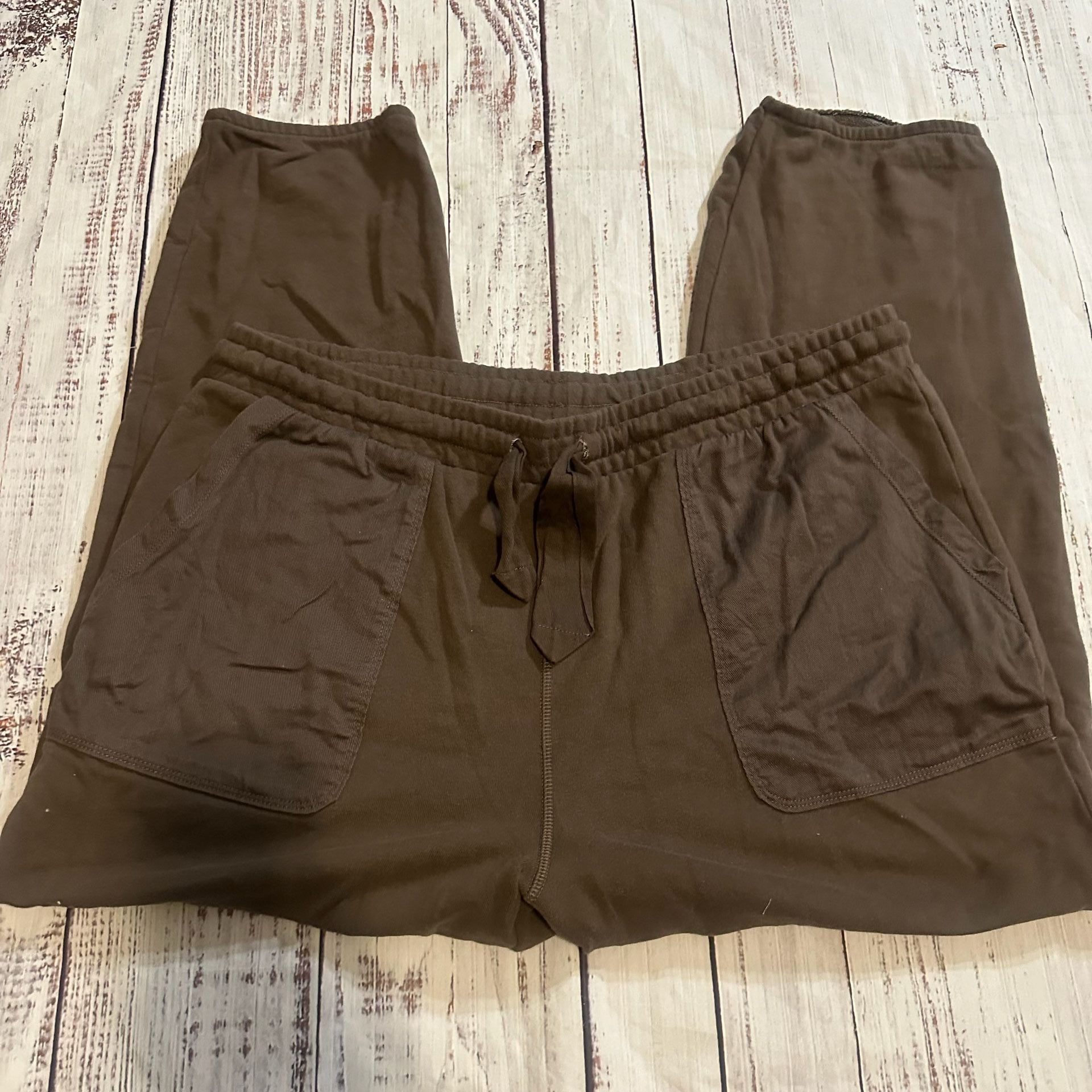 American Eagle Sweatpants Size XL Brown Cargo Joggers 1