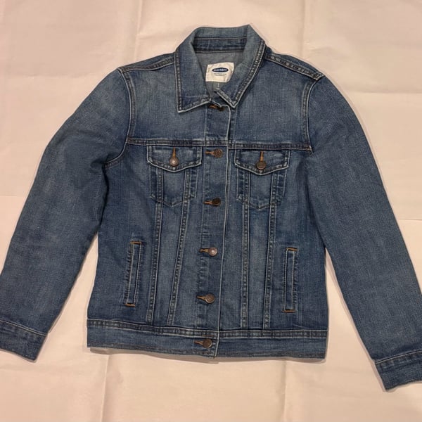 Old Navy Classic Denim Jacket Size S Medium Wash