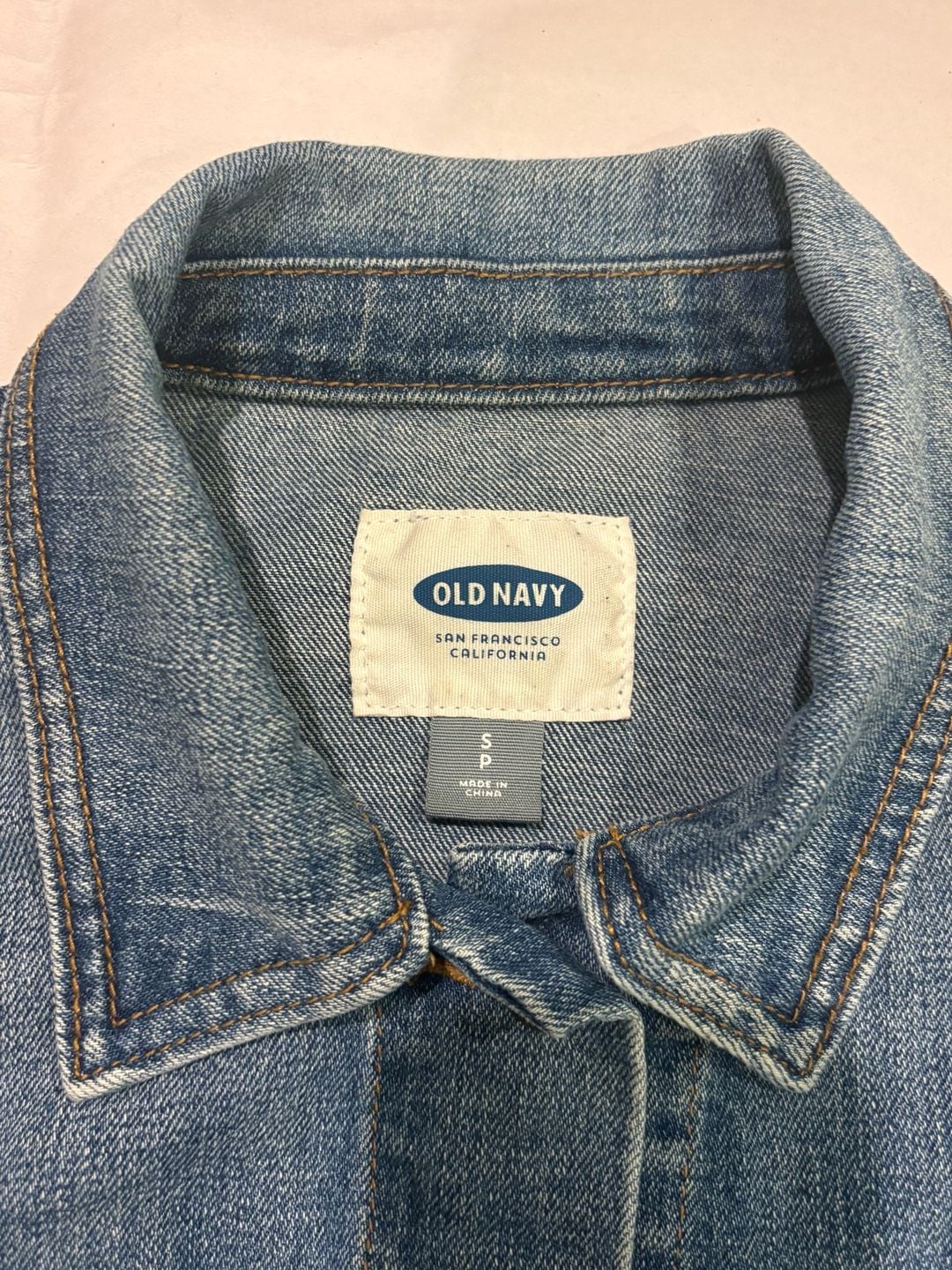 Old Navy Classic Denim Jacket Size S Medium Wash 8
