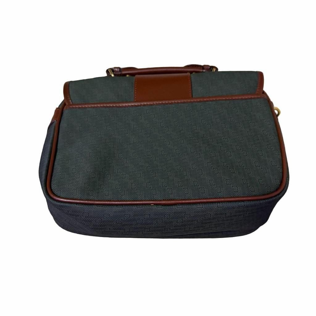 MC Handbag brown leather/leather-look trim, gold hardware 3