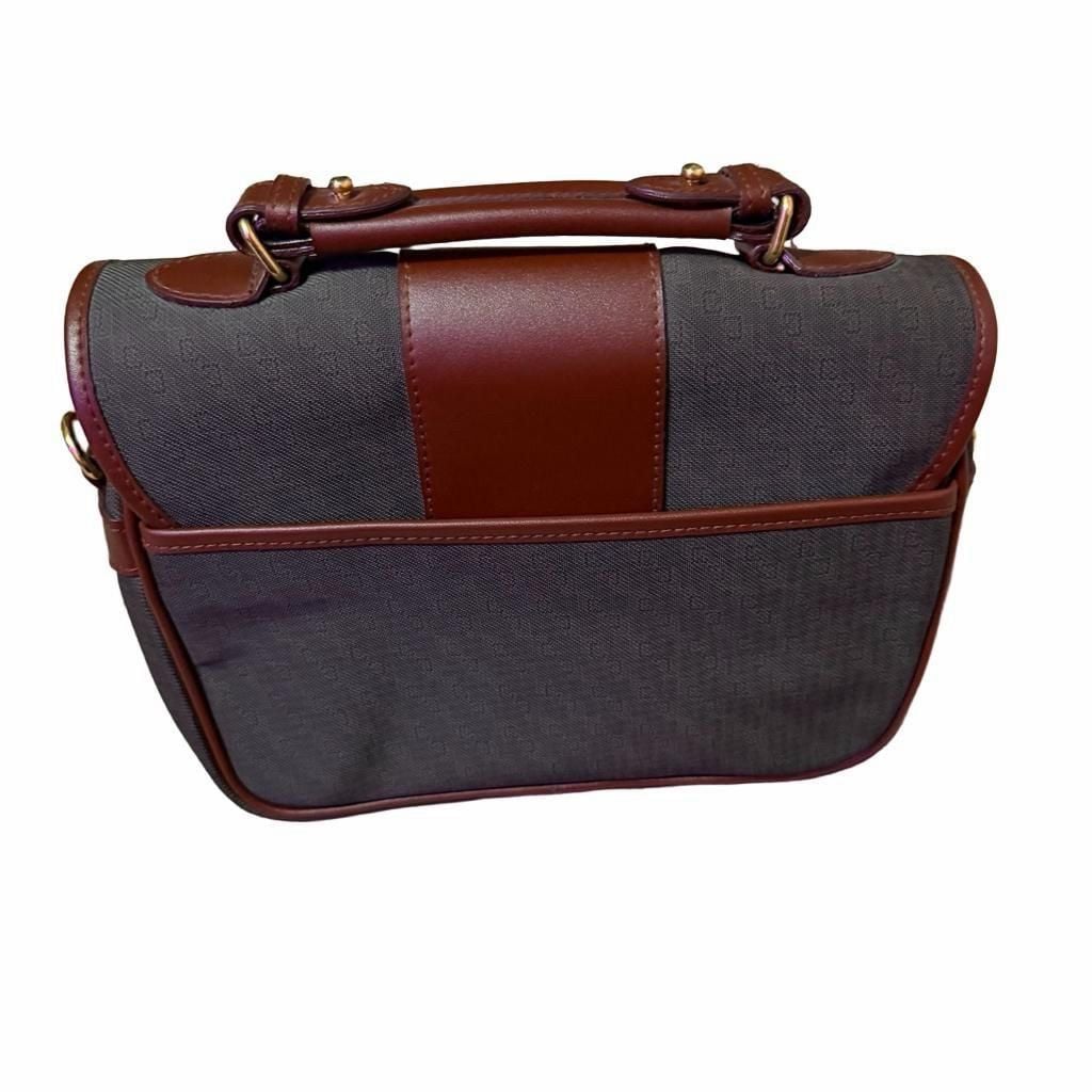MC Handbag brown leather/leather-look trim, gold hardware 4