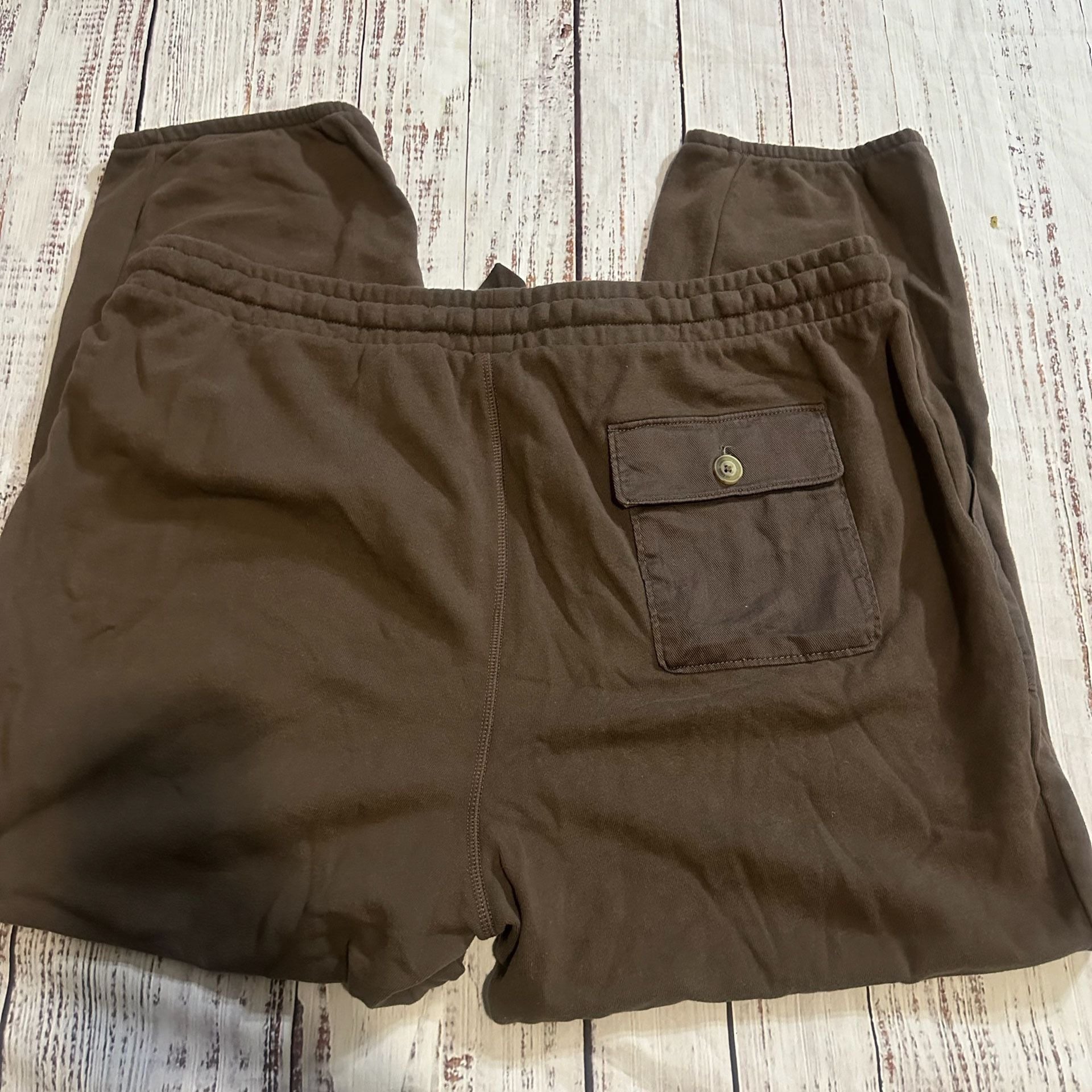 American Eagle Sweatpants Size XL Brown Cargo Joggers 5