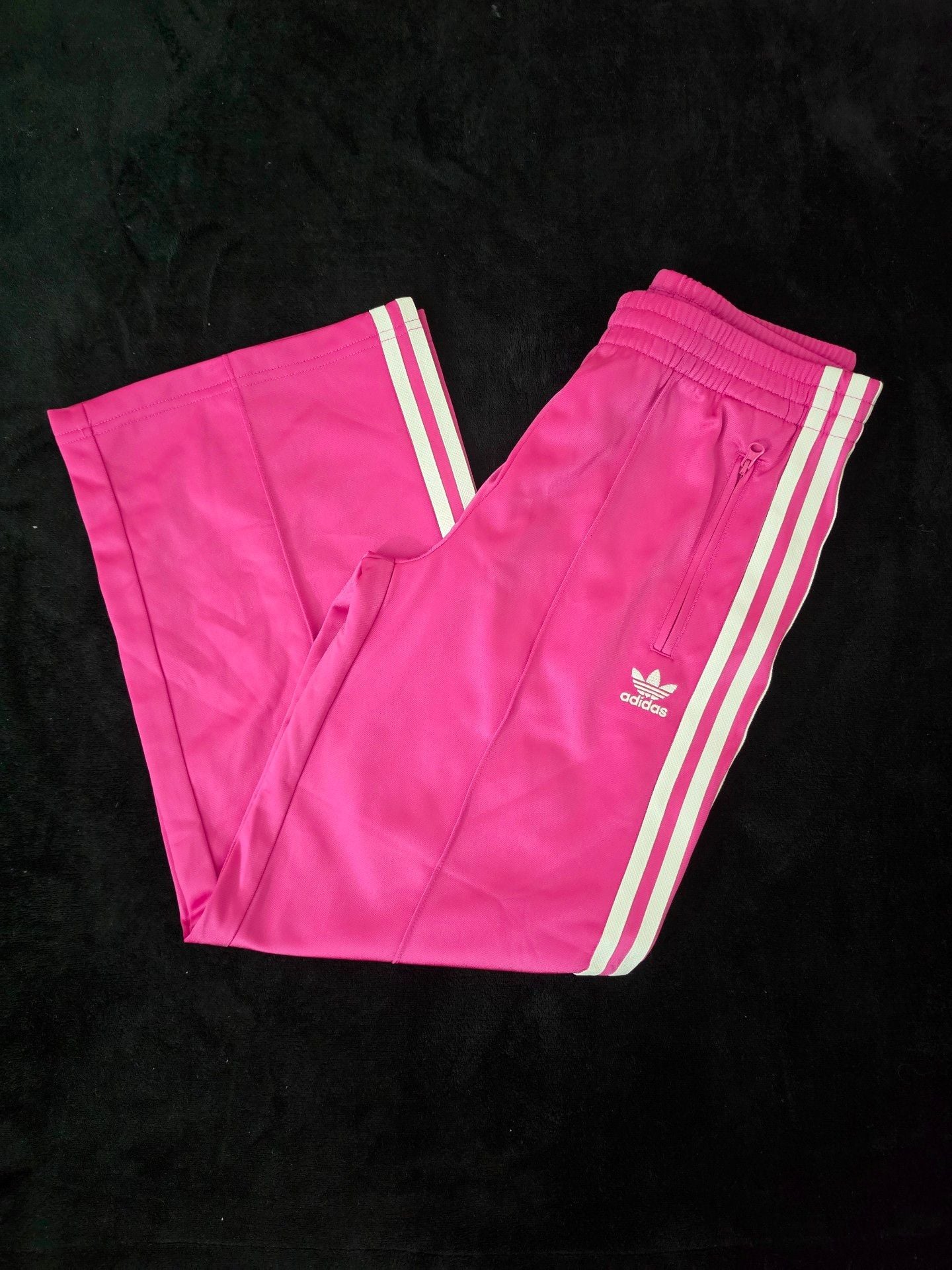 adidas Originals Kids Firebird Wide Leg Tricot Track Pants Pink Medium
2