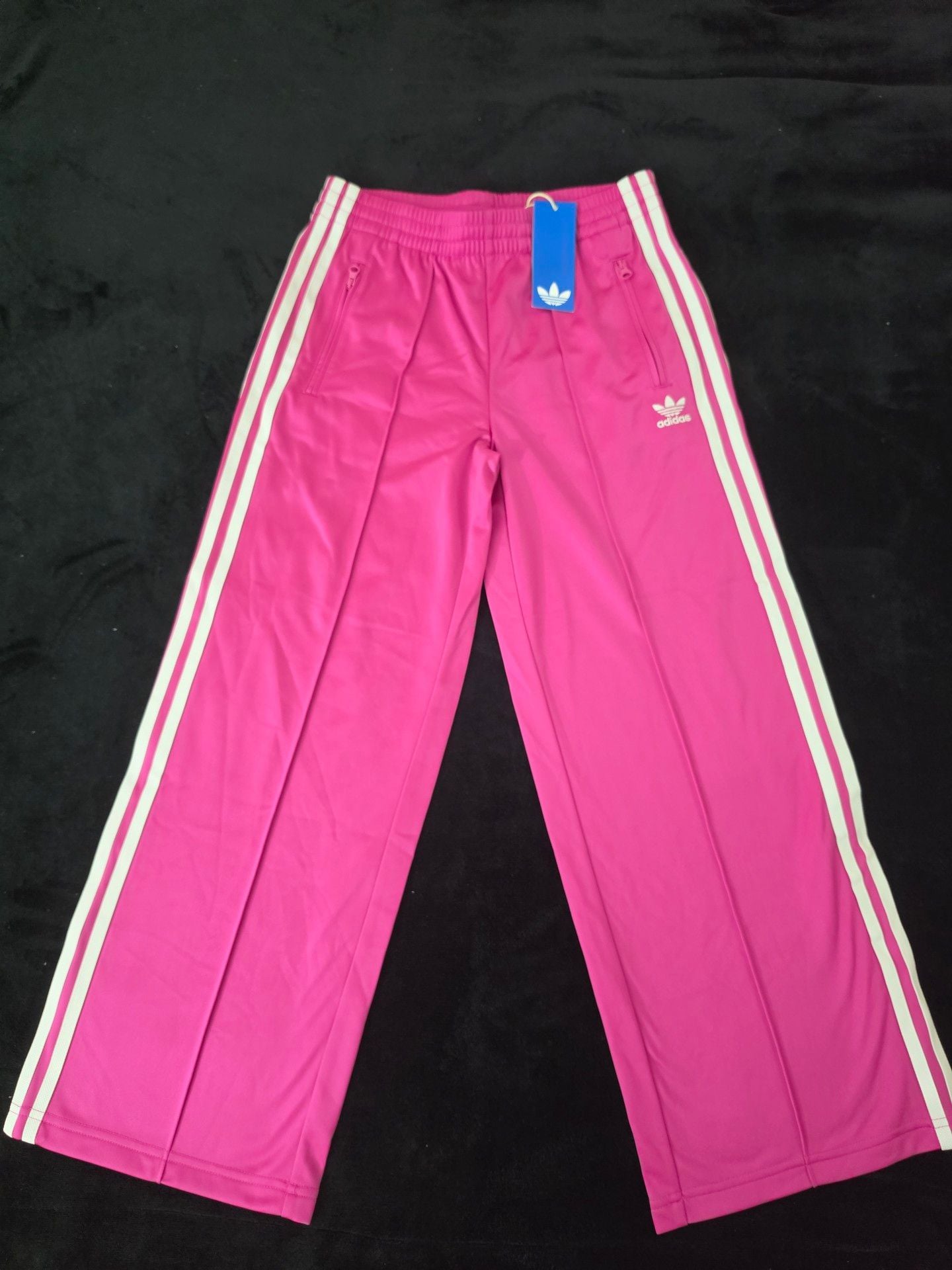 adidas Originals Kids Firebird Wide Leg Tricot Track Pants Pink Medium
3