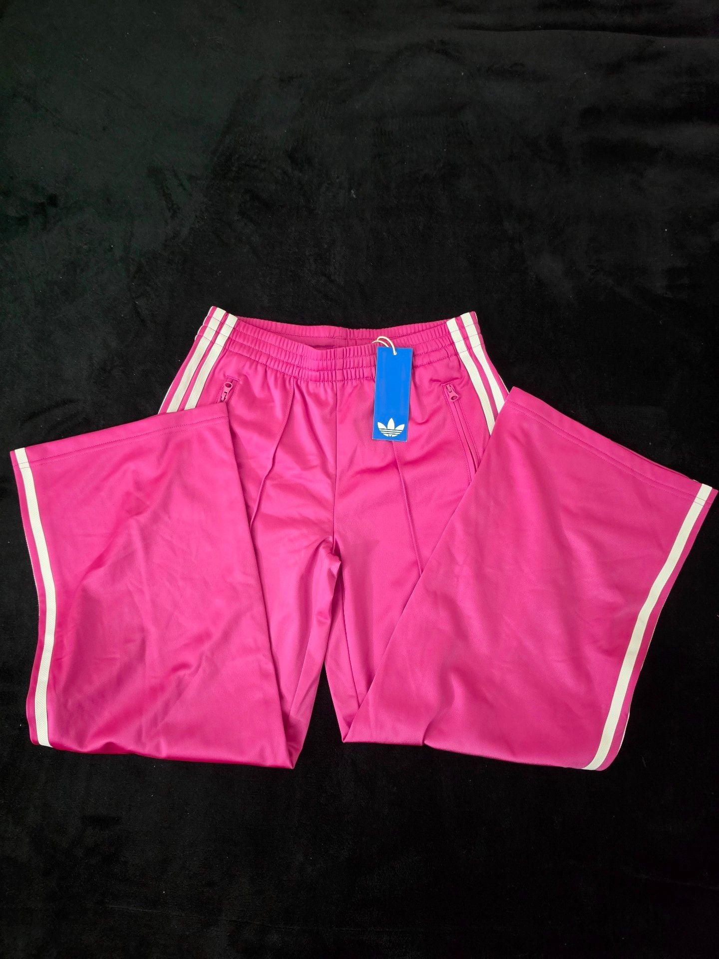 adidas Originals Kids Firebird Wide Leg Tricot Track Pants Pink Medium
5