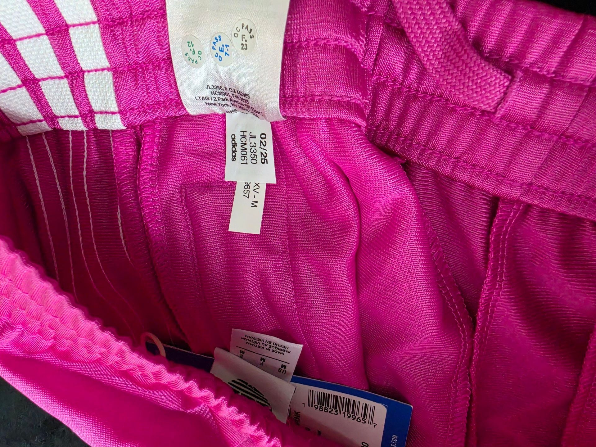 adidas Originals Kids Firebird Wide Leg Tricot Track Pants Pink Medium
7