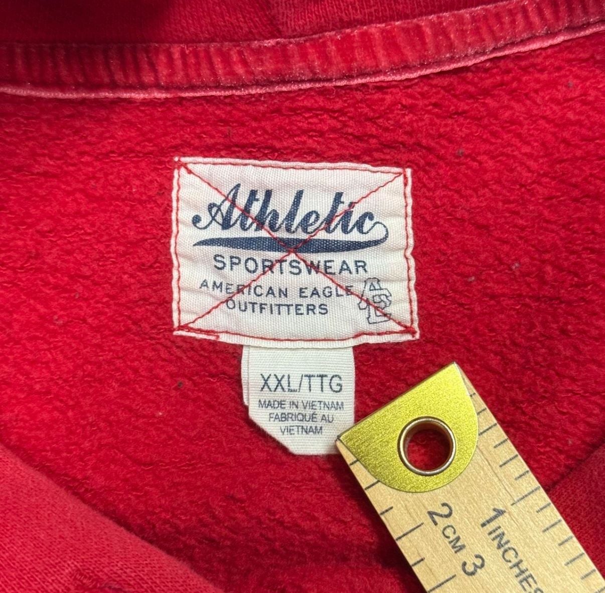 American Eagle Outfitters Vintage Y2K American Eagle Outfitters red Hoodie 4