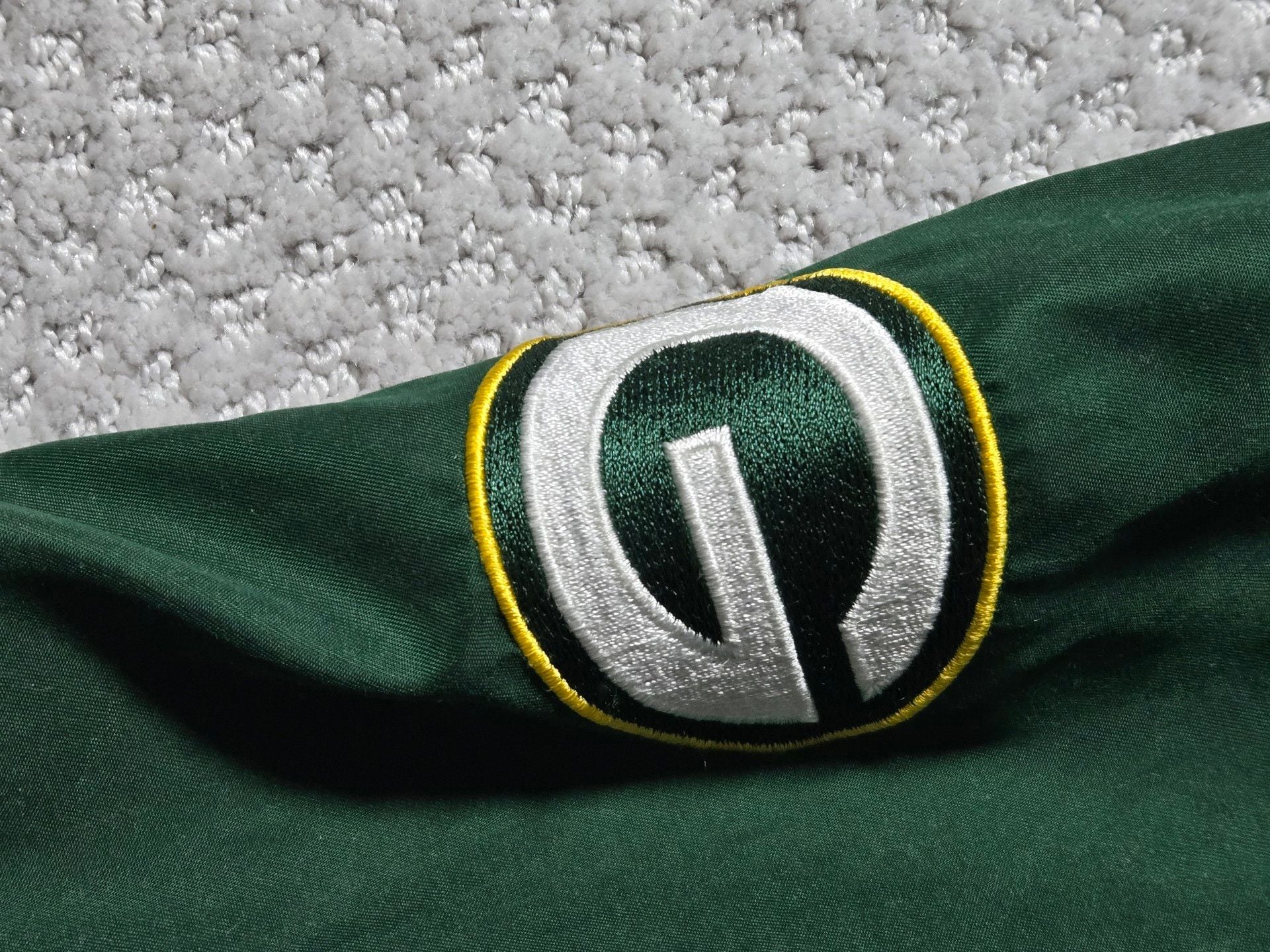 Vintage 1990s Reebok NFL Pro Line Green Bay Packers Windbreaker Pullover Jacket 11