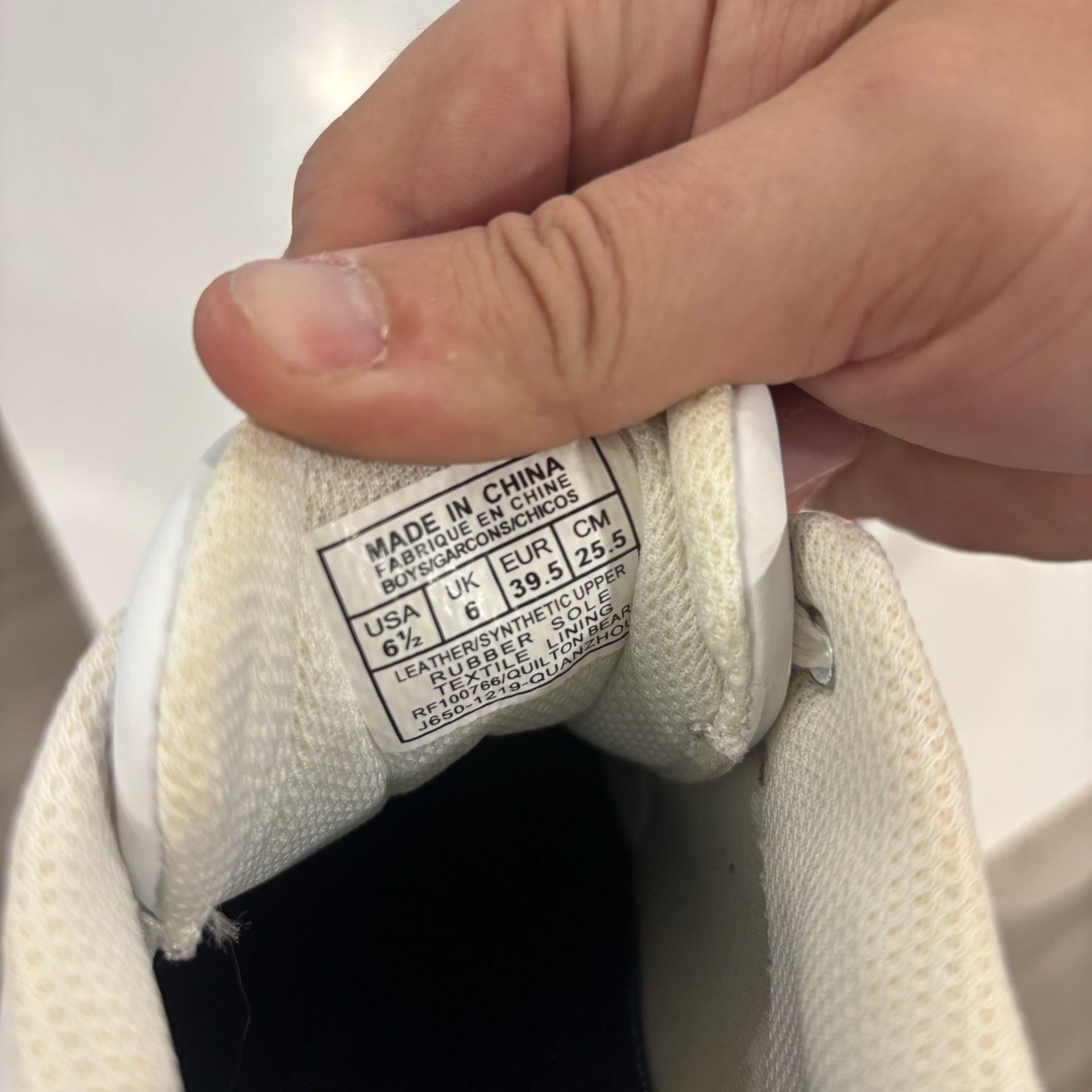 Polo Ralph Lauren Quilton Bear White Leather Sneakers Shoes 9