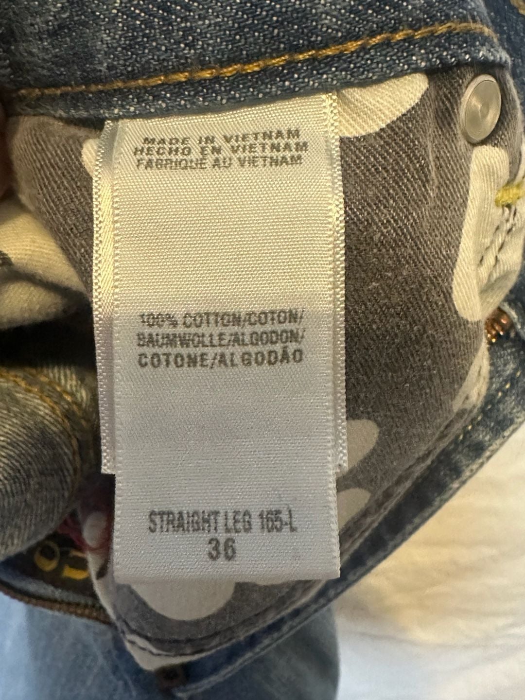 Lucky Brand Jeans Size 36 Blue Denim Pants 8