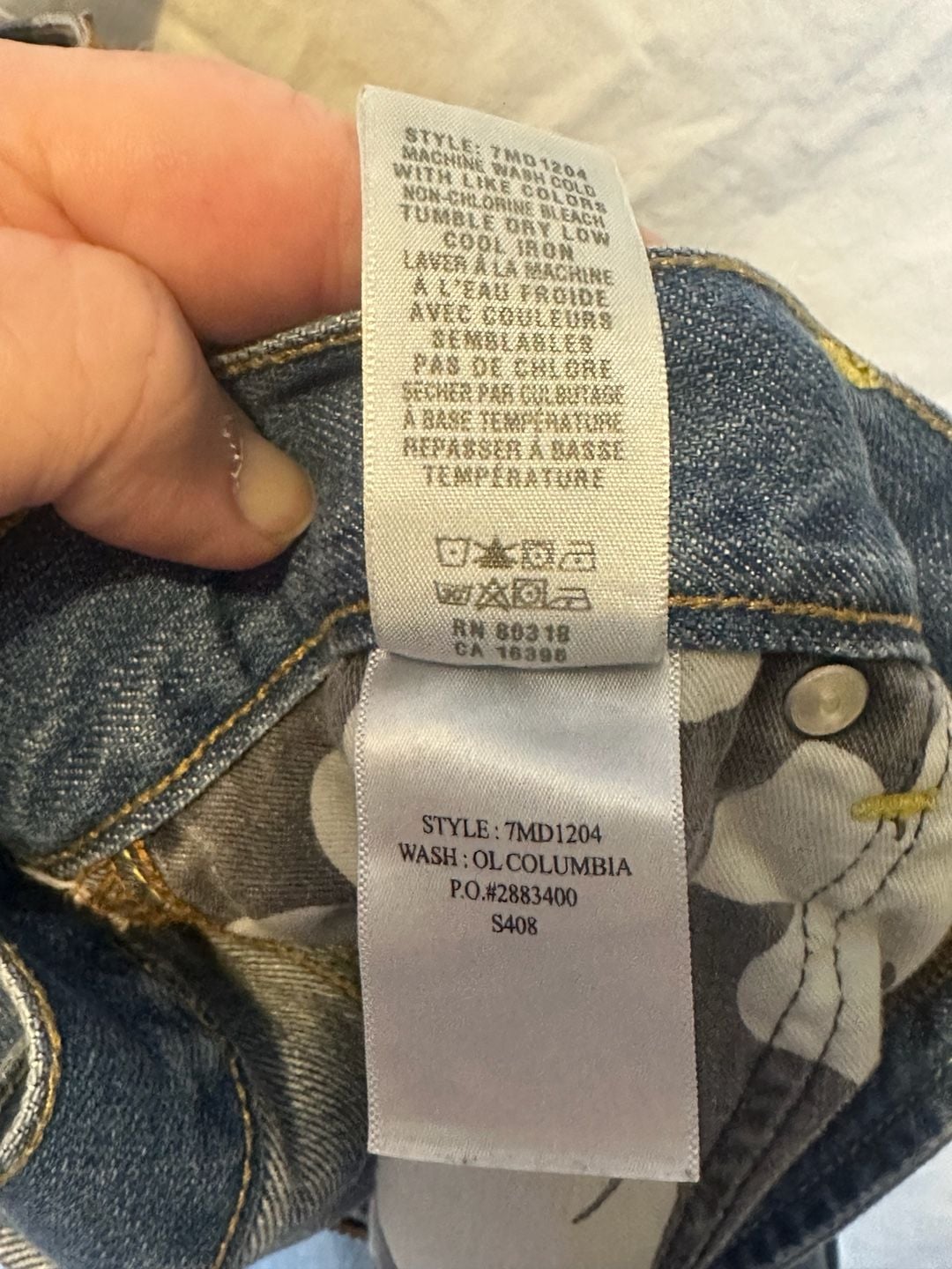 Lucky Brand Jeans Size 36 Blue Denim Pants 9