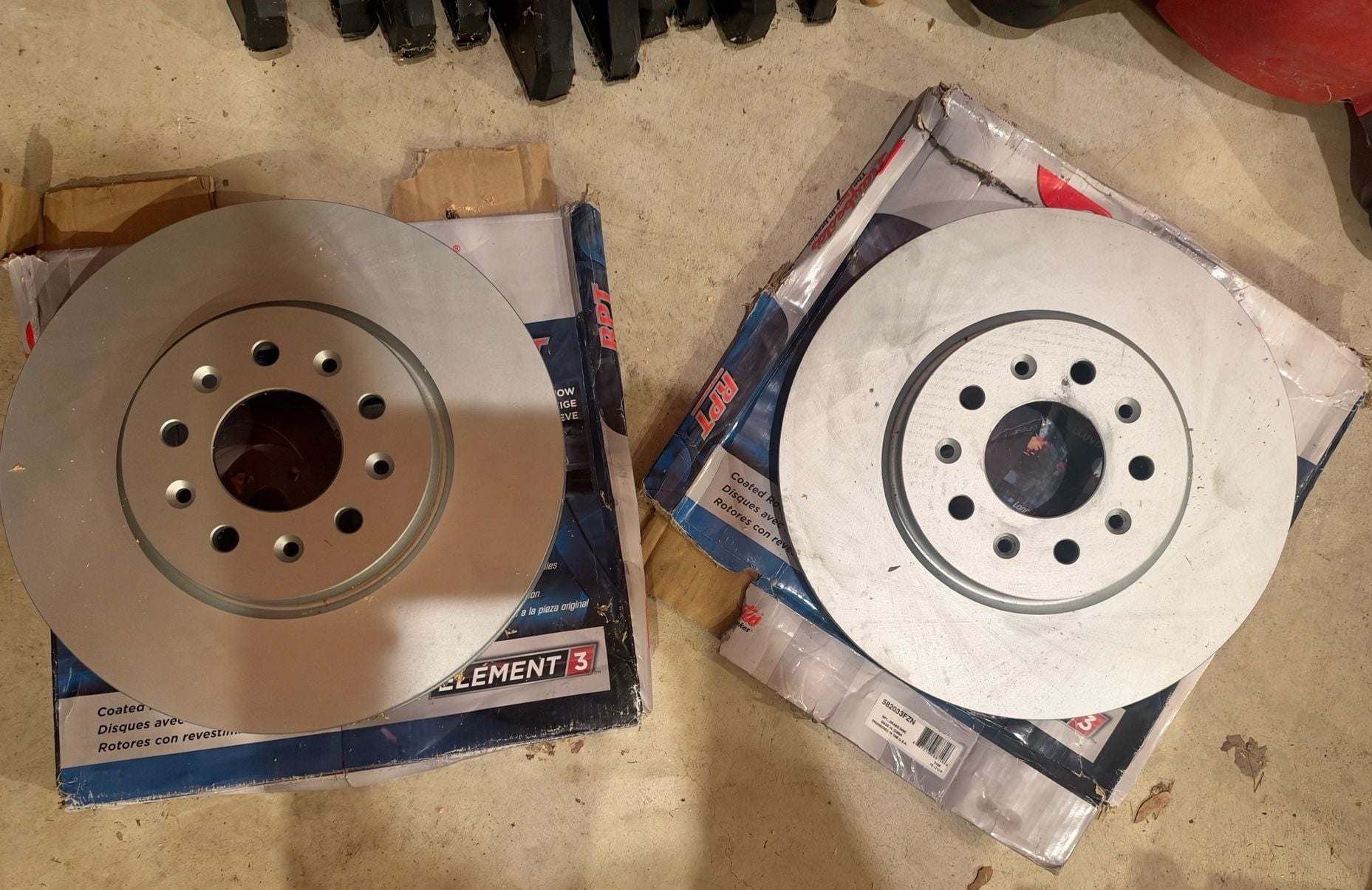 Disc Brake Rotor-Element3 Coated Raybestos 582033FZN (Set of 2) 1