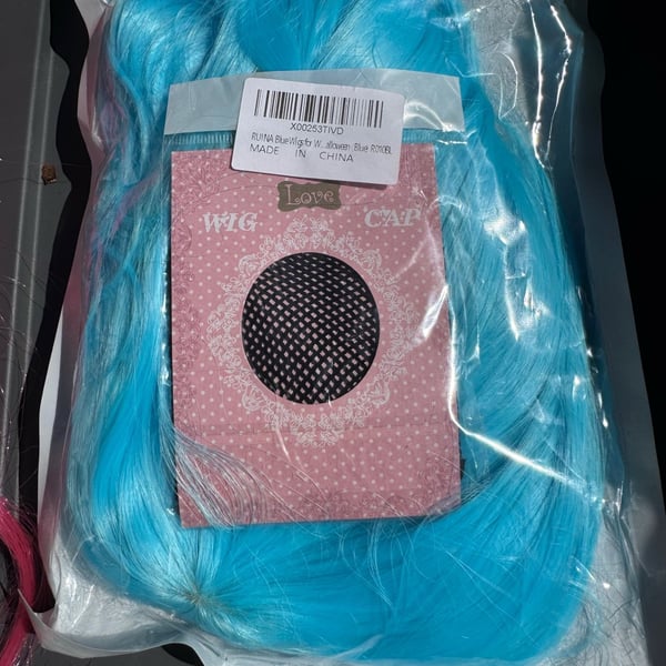RUINA Blue Wigs for Halloween Blue R010BL
