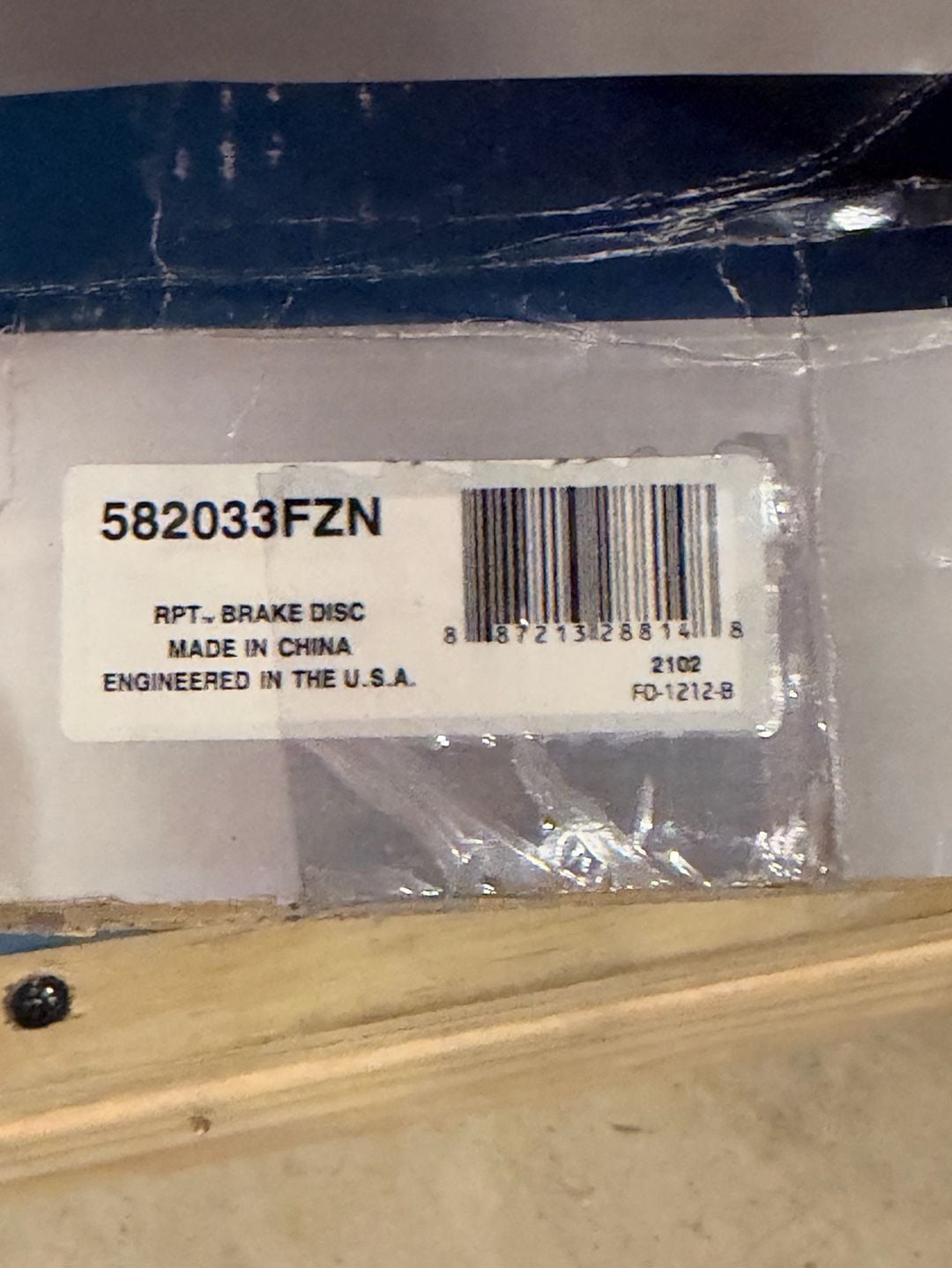 Disc Brake Rotor-Element3 Coated Raybestos 582033FZN (Set of 2) 4