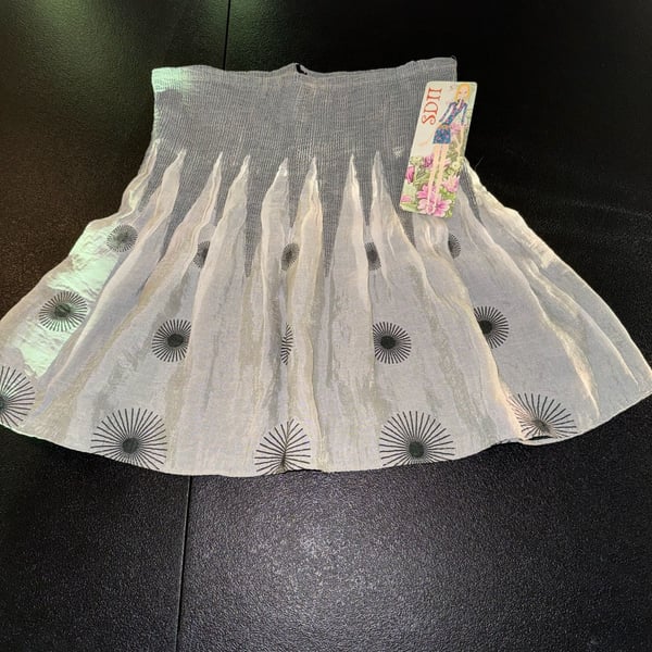 Vintage Y2K Convertible Smocked Skirt or Strapless Top One Size NWT Boho