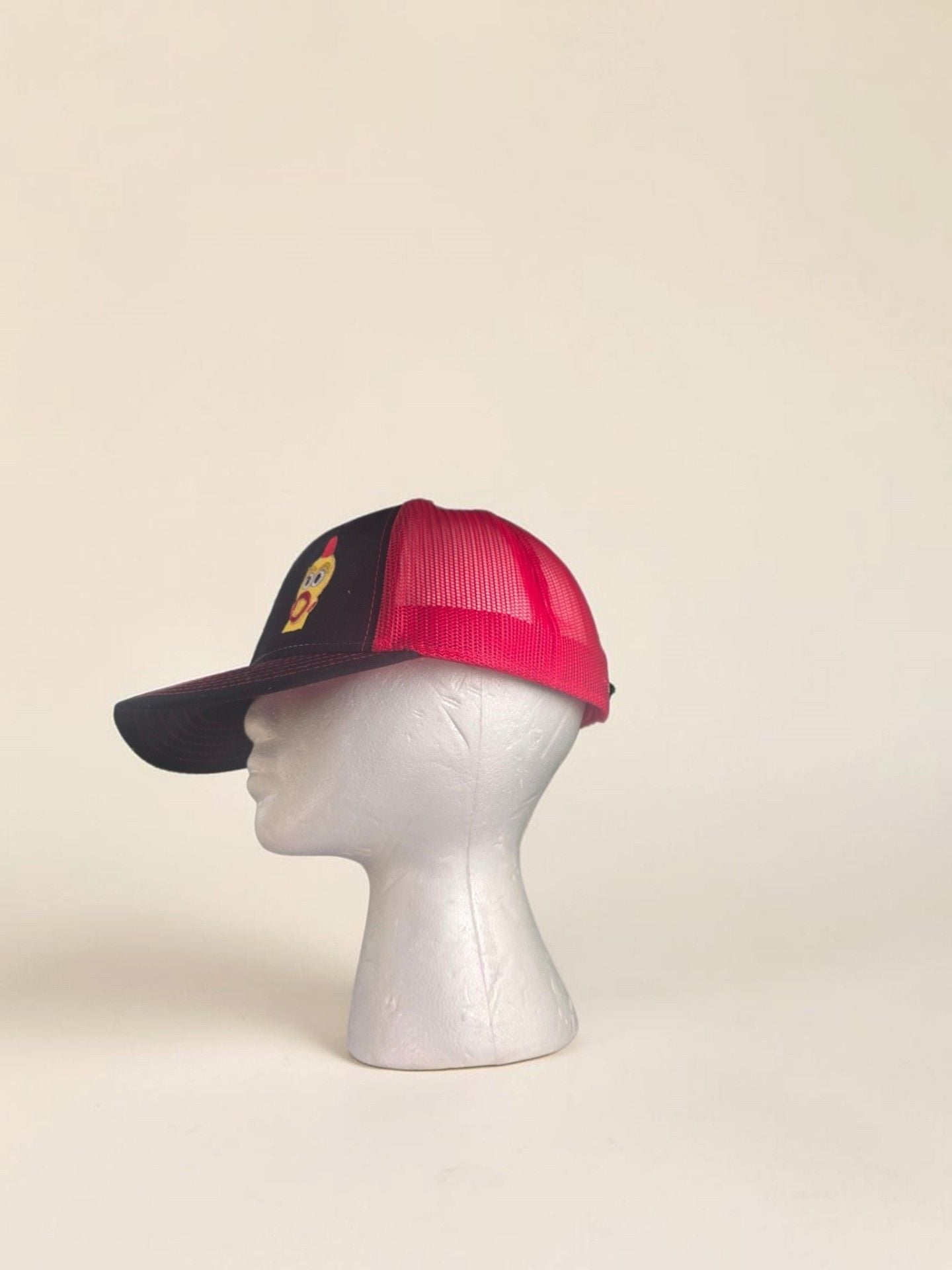 Dave's Hot Chicken Trucker Hat Black Red Mesh Snapback 12