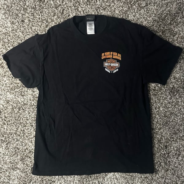 Harley-Davidson Big Moose Portland Maine T-Shirt Size XL Black