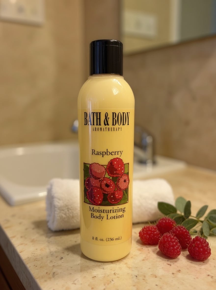 Bath & Body Works Aromatherapy Raspberry Moisturizing Body Lotion Size 8 fl. oz. 1