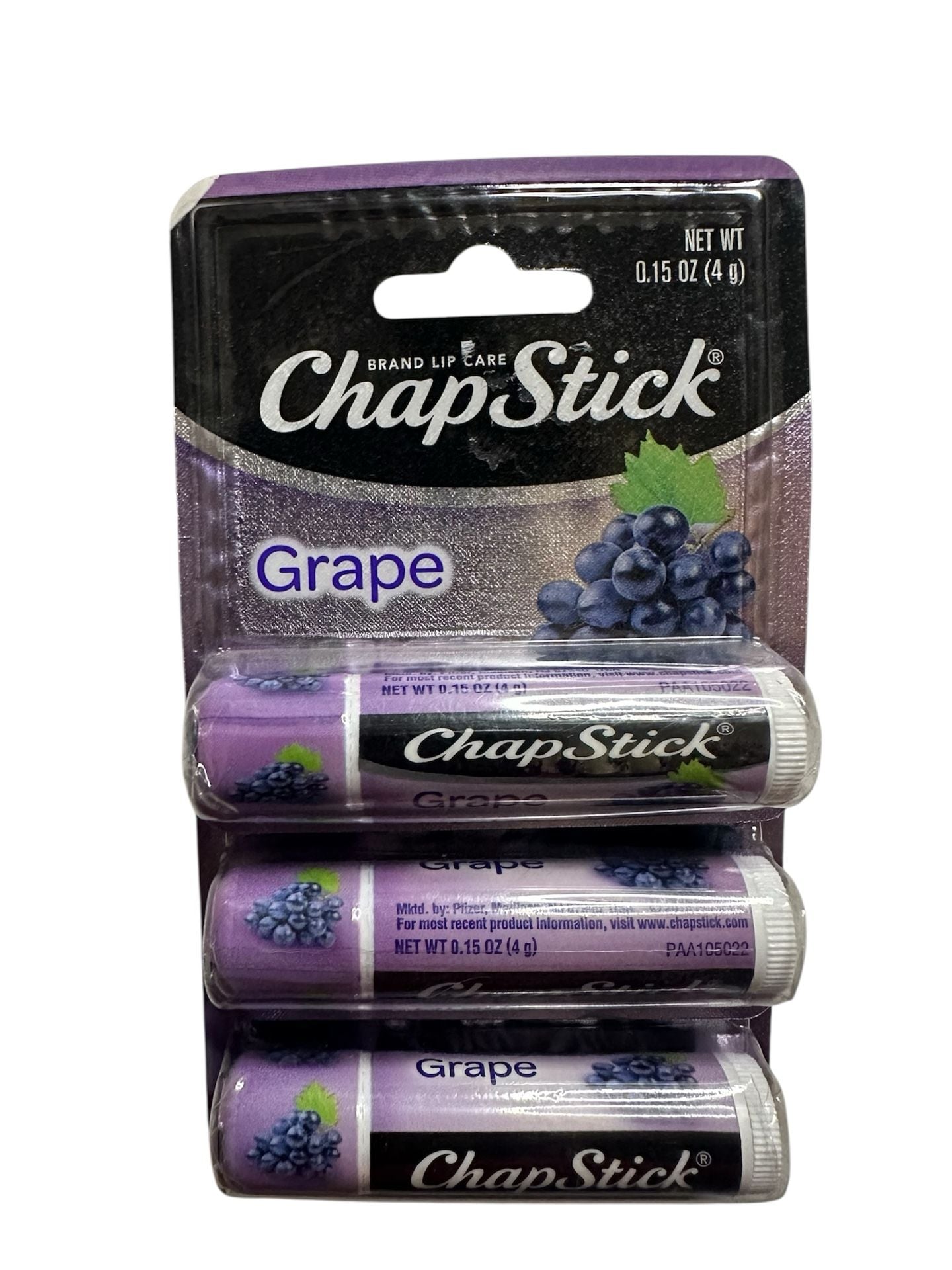 ChapStick Grape Flavored Lip Balm 0.15 oz 1