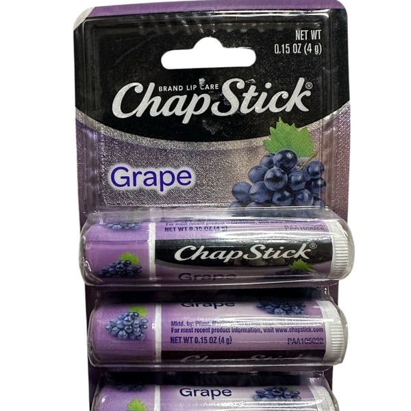 ChapStick Grape Flavored Lip Balm 0.15 oz