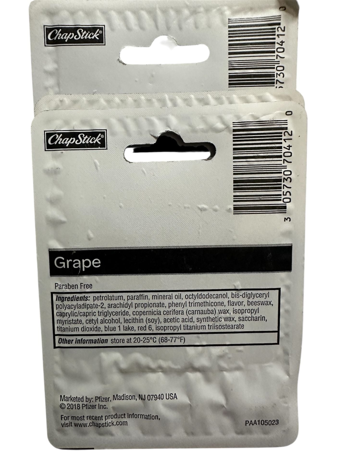 ChapStick Grape Flavored Lip Balm 0.15 oz 2