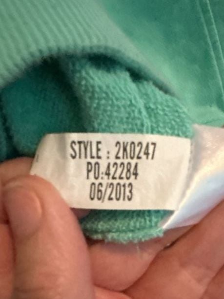 vineyard vines Quarter Zip Pullover Size S Mint Green Striped Shoulder 8