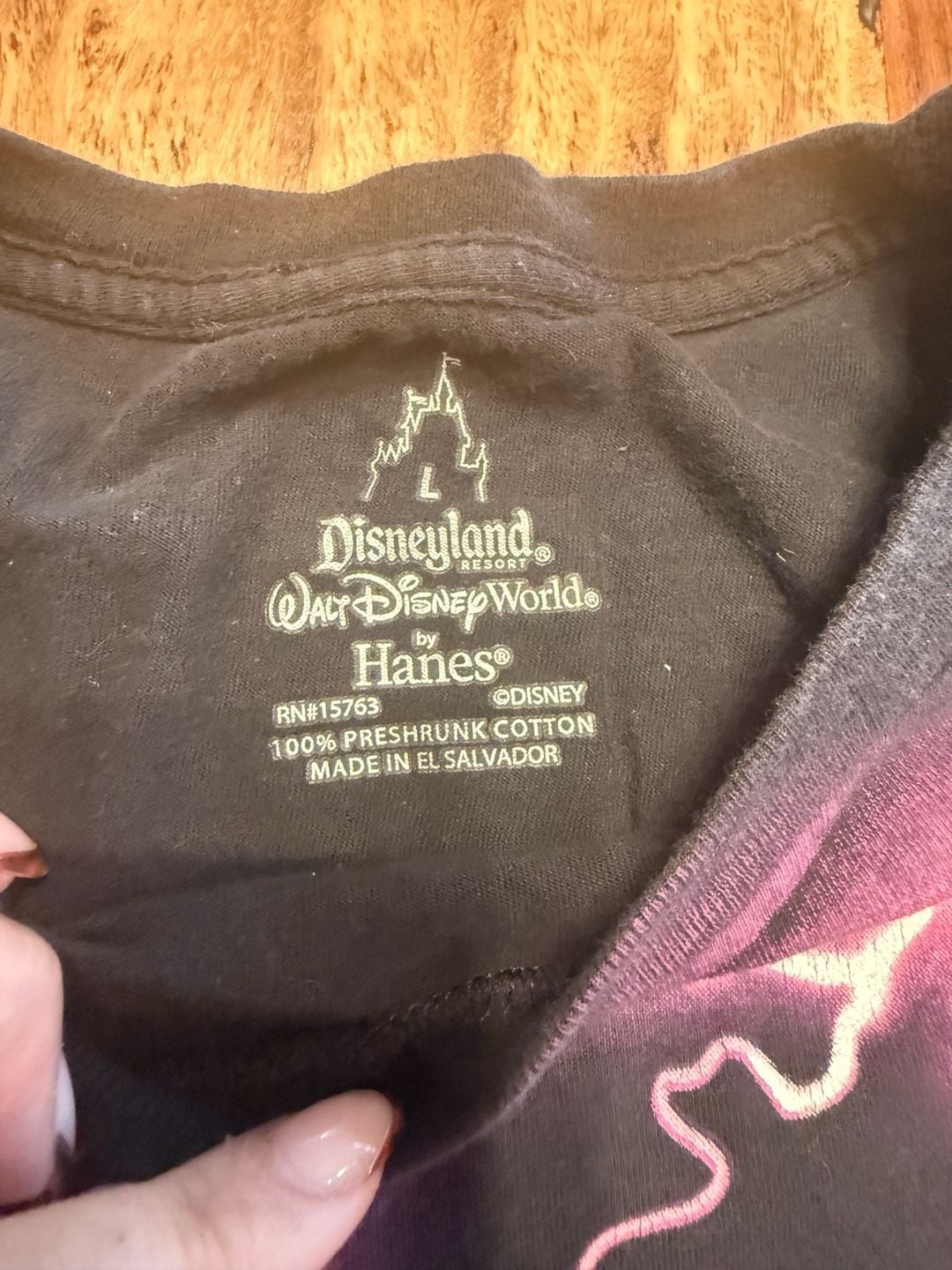 Disney Mickey Mouse Lightning Thunder T-Shirt Size L Black Y2K streetwear 2