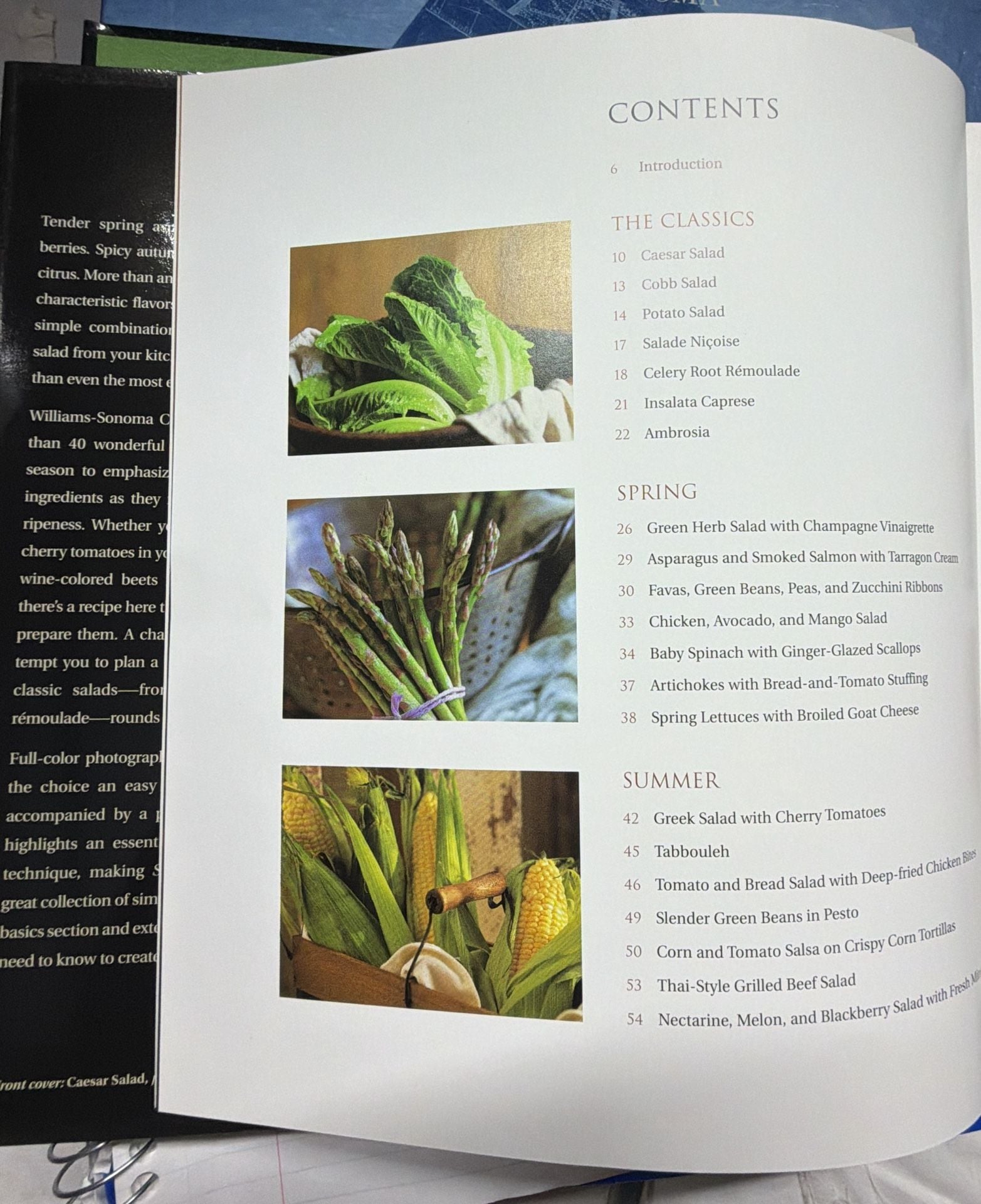 Williams-Sonoma Collection Salad Cookbook Hardcover 7