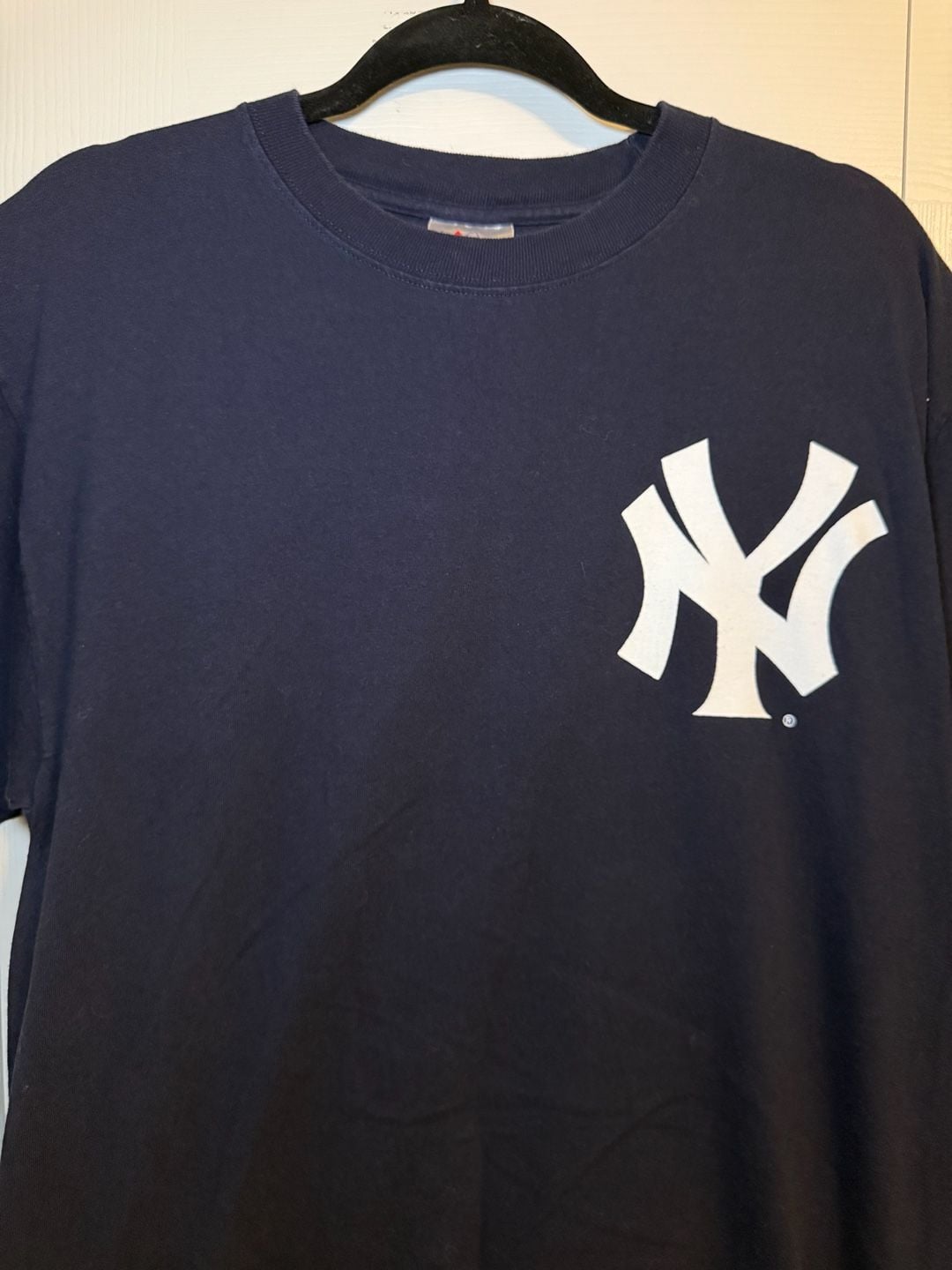 Majestic New York Yankees Martin 08 Size L T-Shirt Navy Blue MLB 3