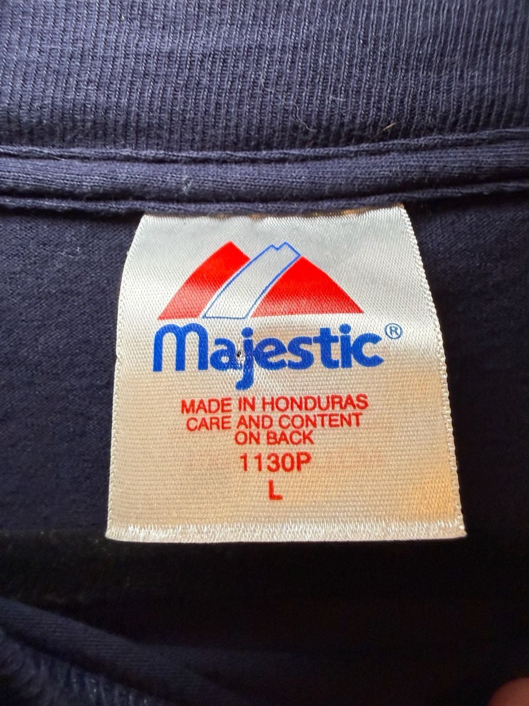 Majestic New York Yankees Martin 08 Size L T-Shirt Navy Blue MLB 4
