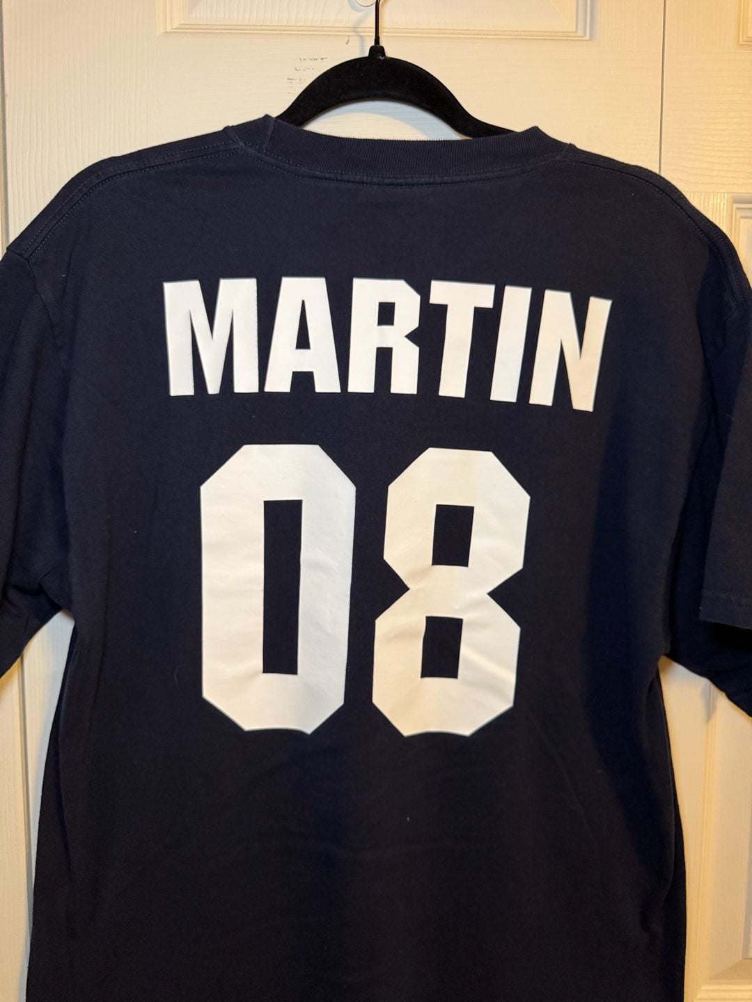 Majestic New York Yankees Martin 08 Size L T-Shirt Navy Blue MLB 5