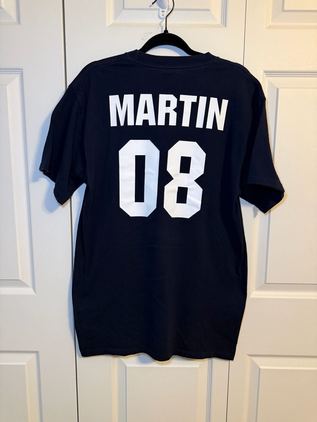 Majestic New York Yankees Martin 08 Size L T-Shirt Navy Blue MLB 6