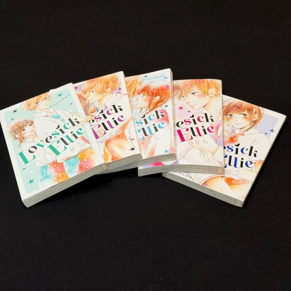 Lovesick Ellie Manga Volumes 3-7 Lot Fujimomo